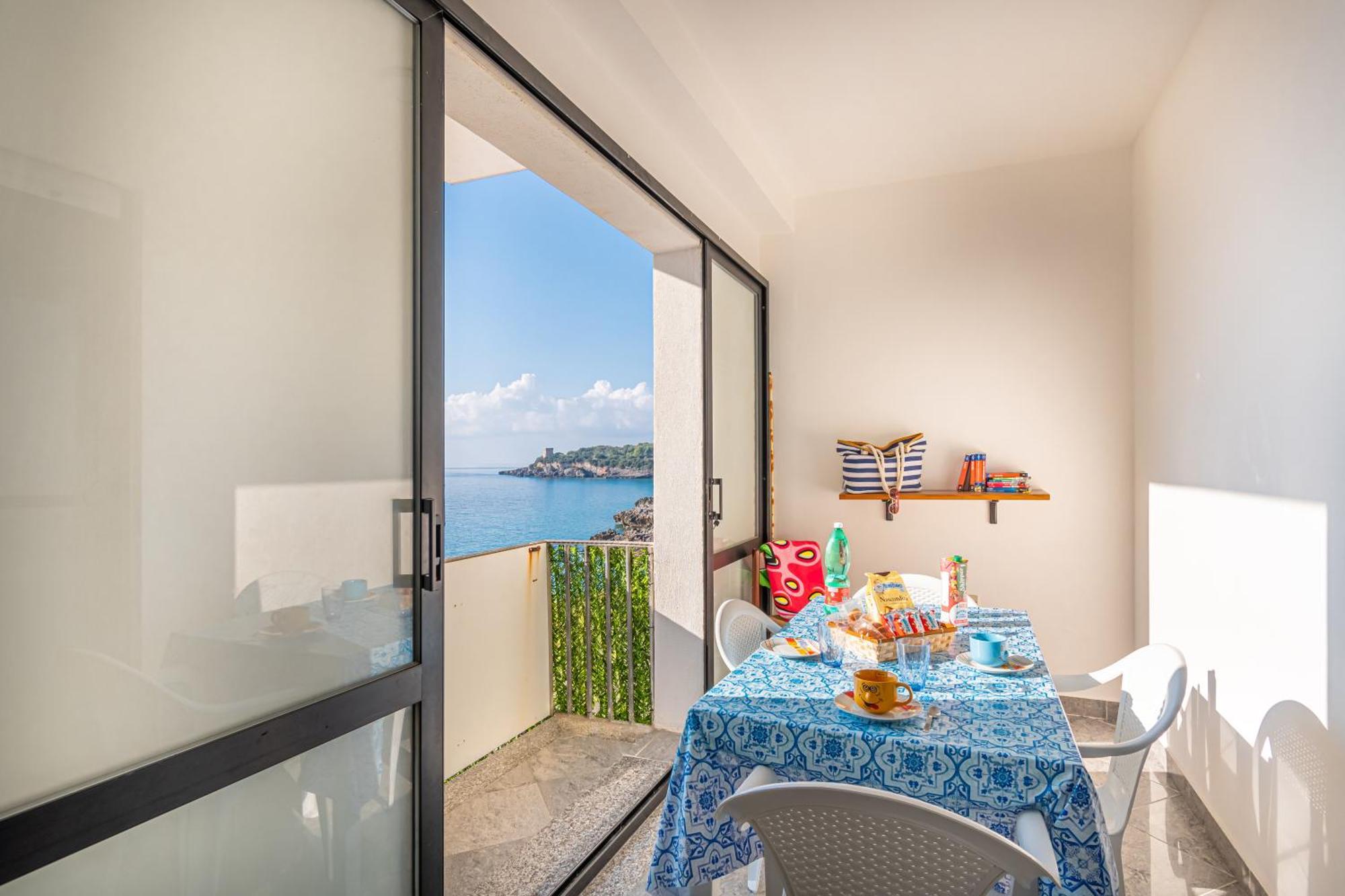 Marina Di Camerota Apt Front Sea Terrace - Happy Rentals Apartment Marina di Camerota